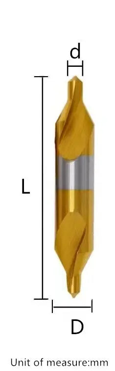 High Speed Steel Center Drill Cobalt-containing M35 Stainless Steel Center Drill Bit Shandong Denso Pricision Tools Co.,Ltd.